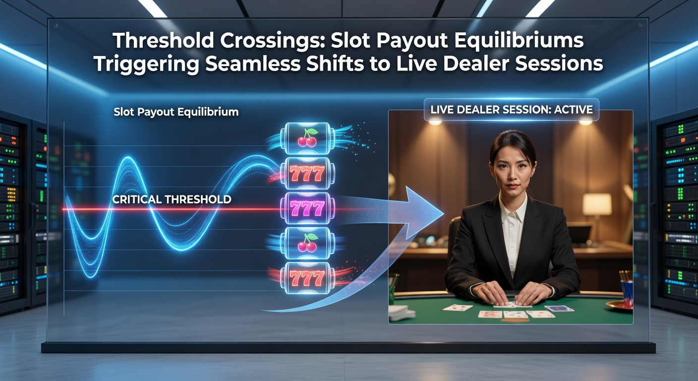 Live dealer tafel met overlay van speler-prop odds, illustrerend de naadloze shift van slot equilibriums